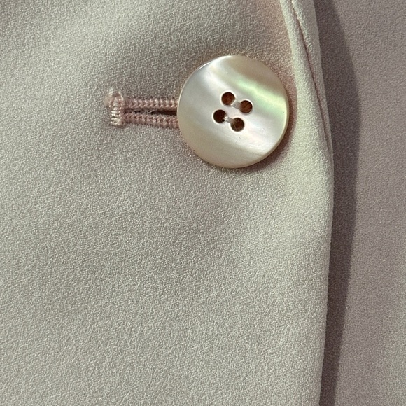 Carlisle Blush Pink Lace Appliqué Blazer Jacket – Tailored Elegant Size 4 - Picture 14 of 16